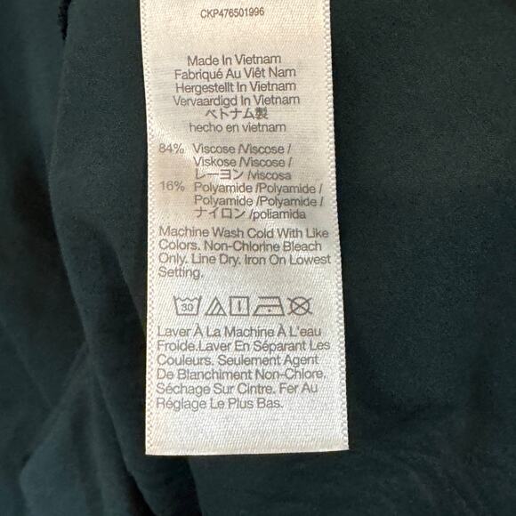 MADEWELL The Layton Midi Slip Dress Size 6 NEW Ancient Forest Green Drapey  NWT - Picture 8 of 11